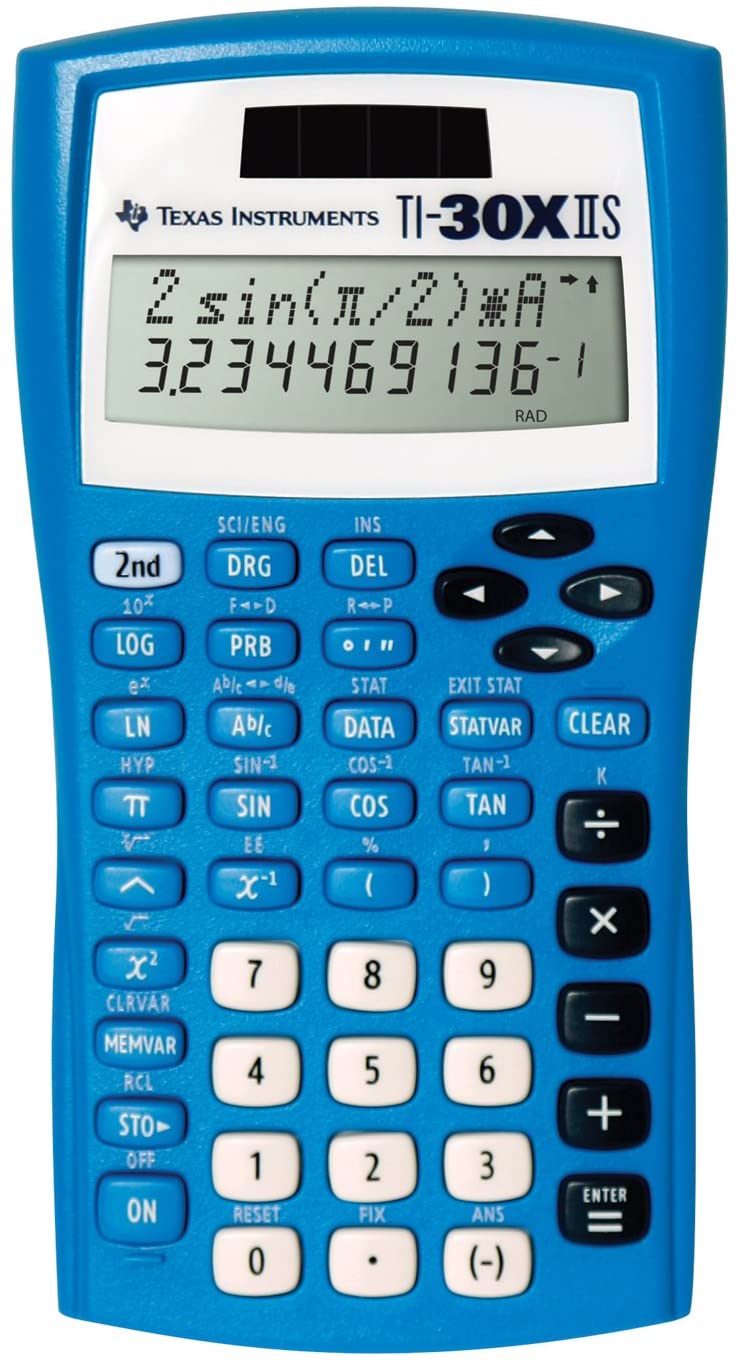 Texas Instruments TI30XIIS Scientific Calculator Assorted Colors