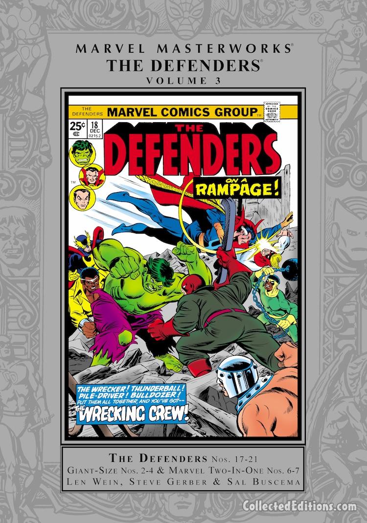 Marvel Masterworks Defenders Vol. 3 Collected Editions