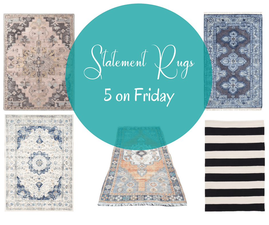 Five on Friday Statement Rugs Collected Living Design