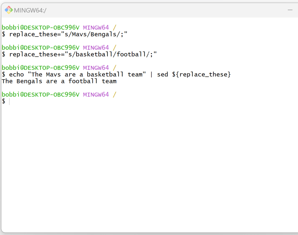 Bash How to Replace Multiple Characters in String Collecting Wisdom