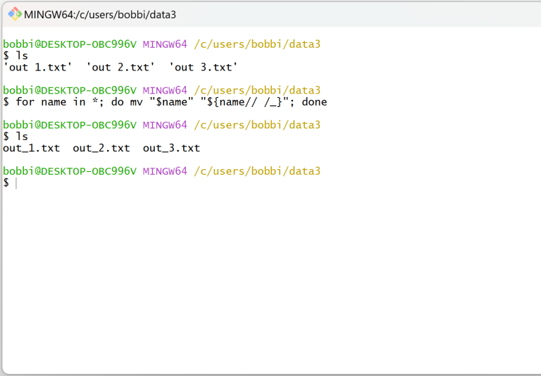 Bash How to Replace Space with Underscore (With Example) Collecting