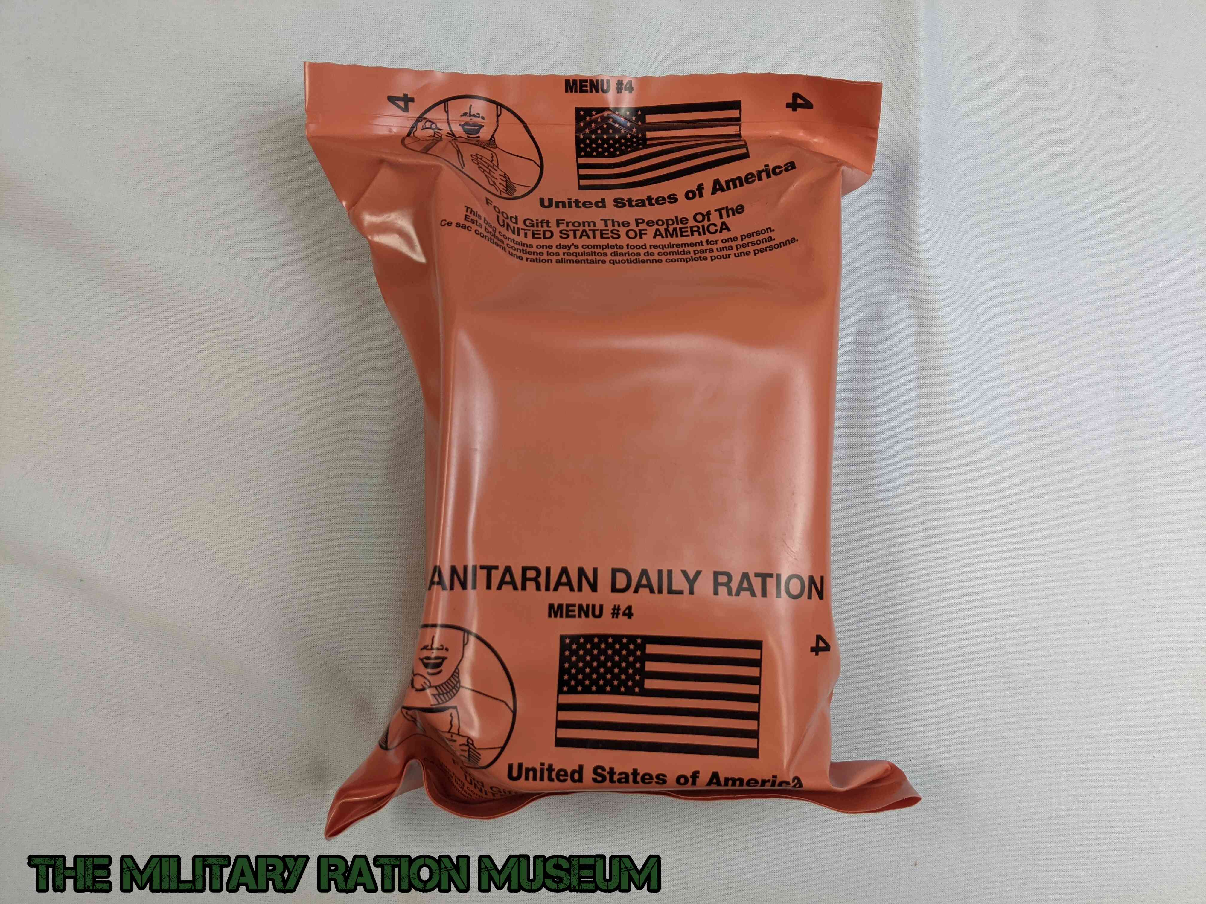 Humanitarian Daily Ration 24HR Salmon Bag Menu 4 The Military