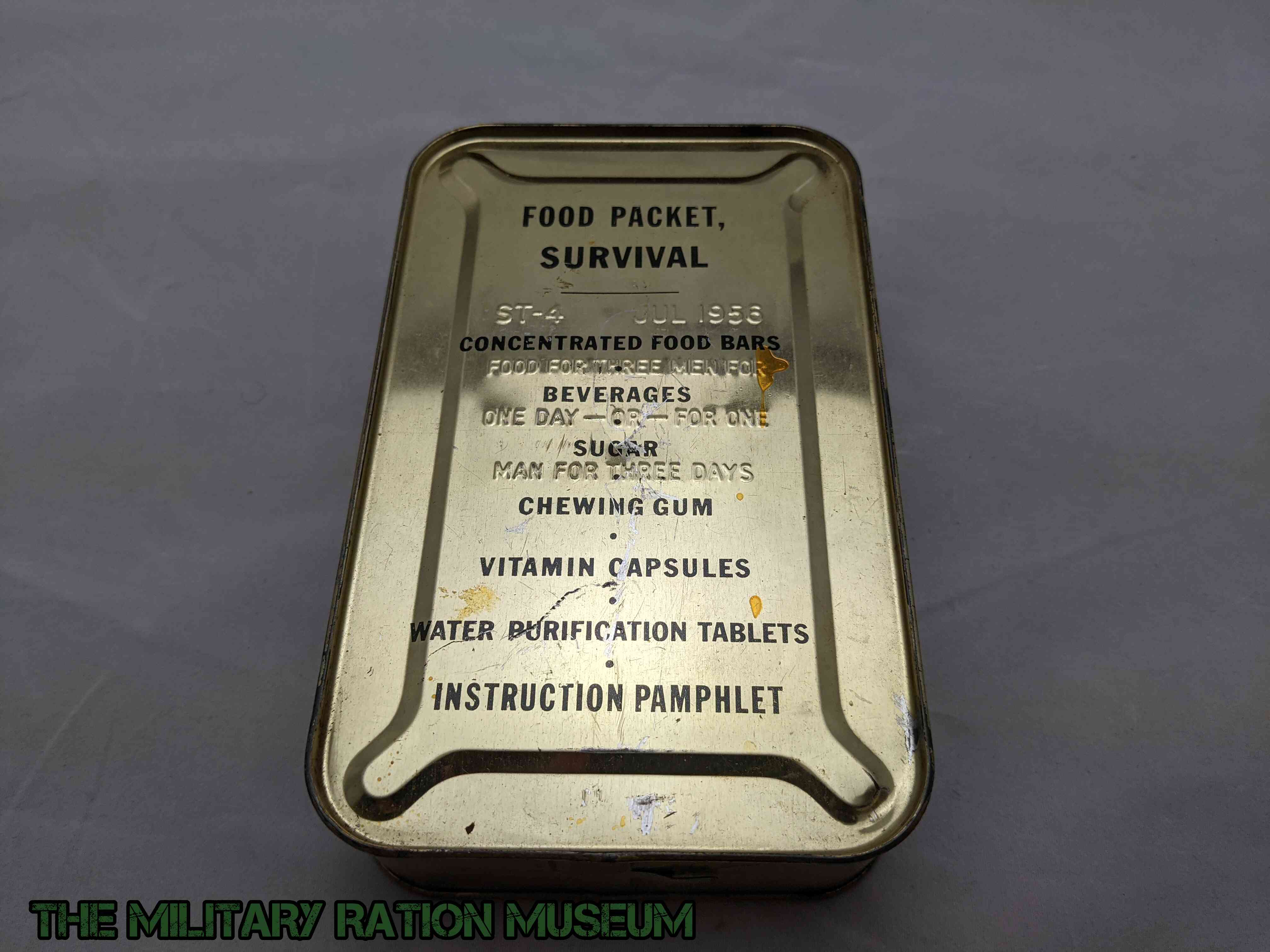 Food Packet, Survival ST4 (Survival Tropical 4) The Military