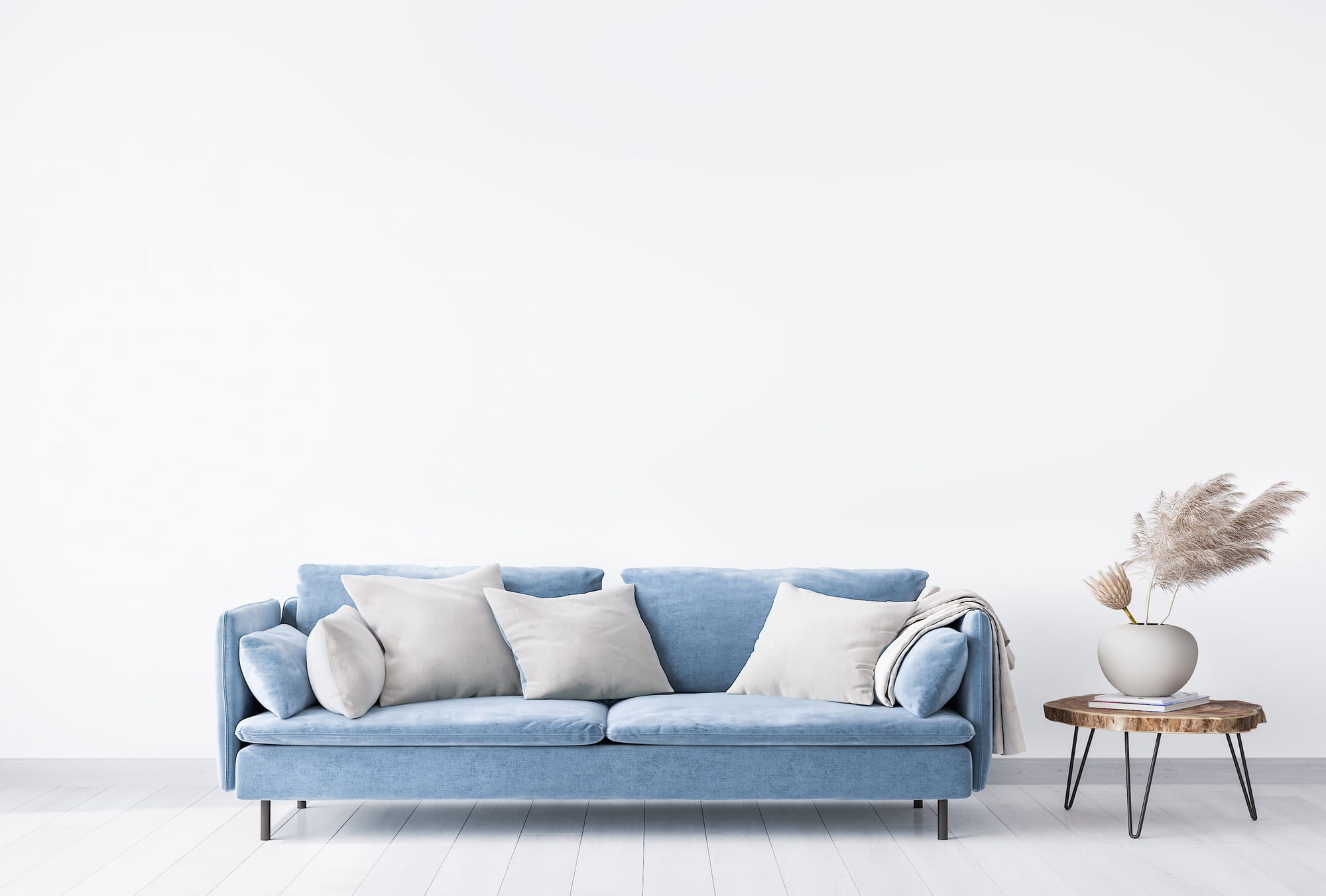 How to Decorate a Blue Sofa? (30 Ideas with Pictures) Collection a day