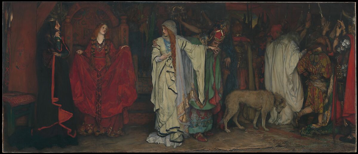 Edwin Austin Abbey "King Lear," Act I, Scene I American The