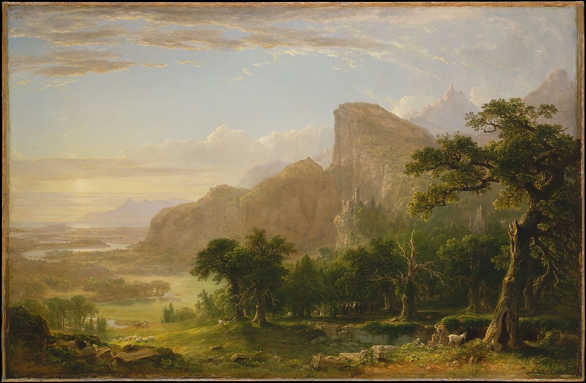 Asher Brown Durand Landscape—Scene from "Thanatopsis