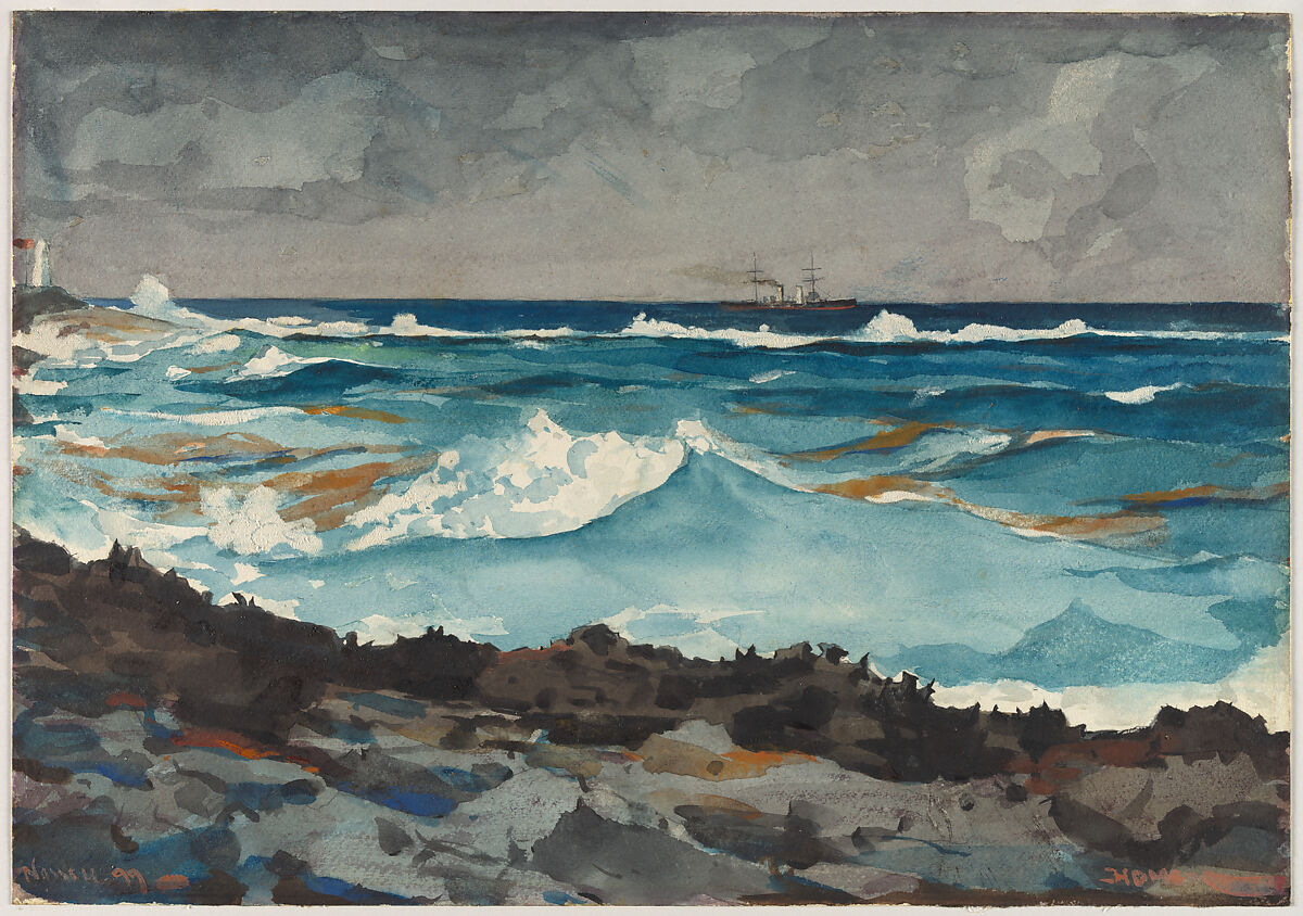 Winslow Homer Shore and Surf, Nassau American The Metropolitan