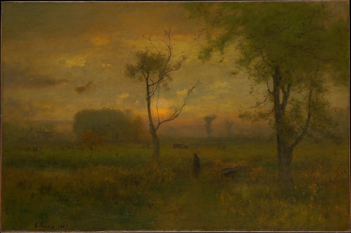 Inness Sunrise American The Metropolitan Museum of Art