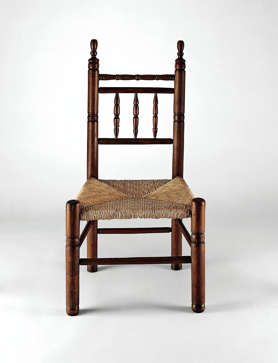 Spindleback chair American The Metropolitan Museum of Art