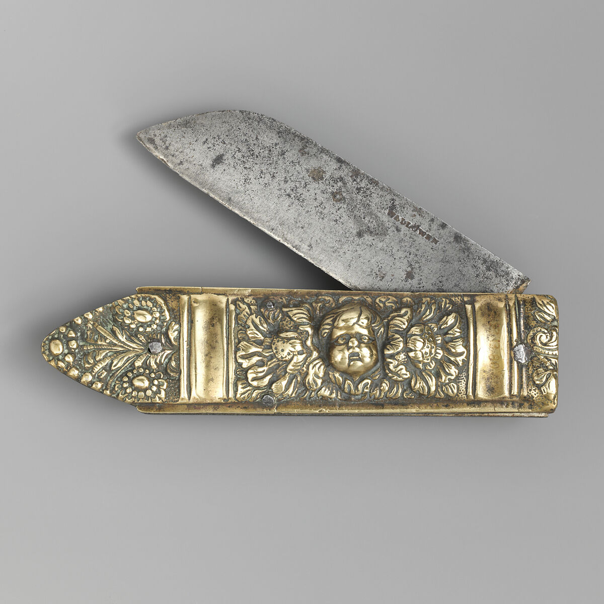 Clasp knife with cherub's head Dutch The Metropolitan Museum of Art