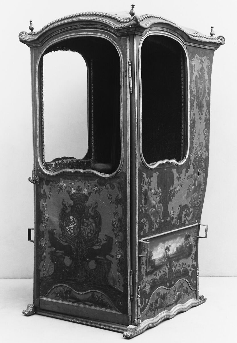 Sedan chair Italian, Naples The Metropolitan Museum of Art