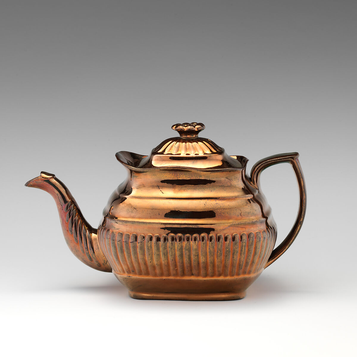 Teapot British, Staffordshire The Metropolitan Museum of Art