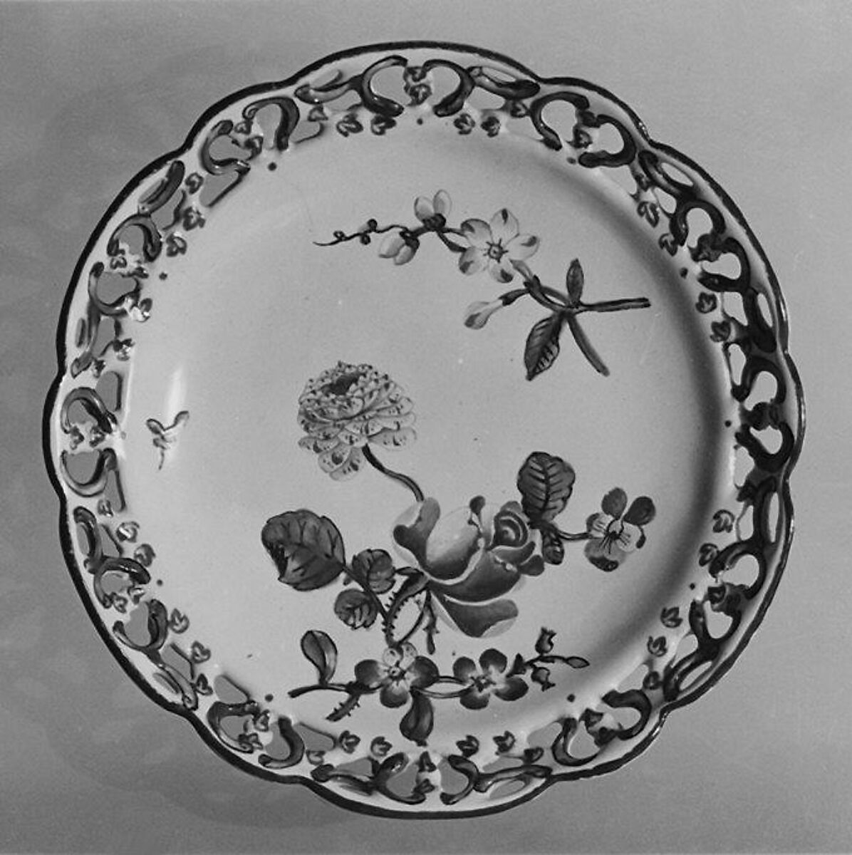 Veuve Perrin Factory Pair of plates French, Marseilles The