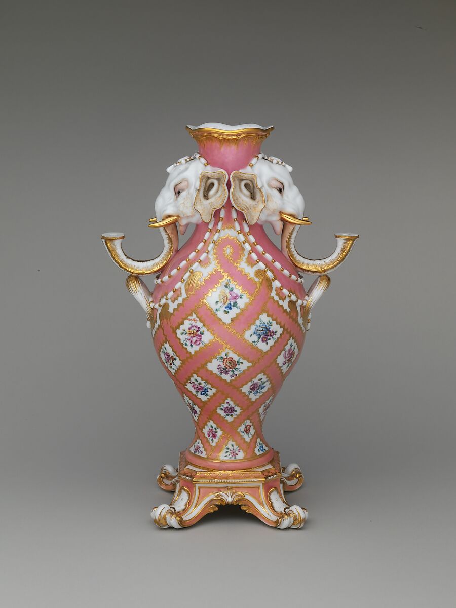 JeanClaude Duplessis Vase (vase à tête d'éléphant) (one of a pair