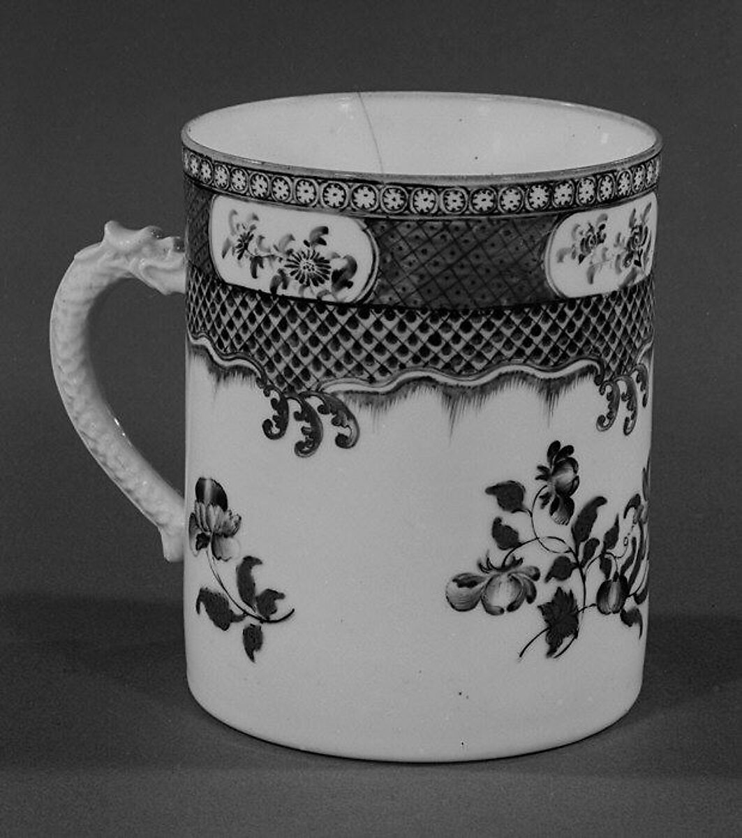 Mug (one of two) Chinese, probably for British market The