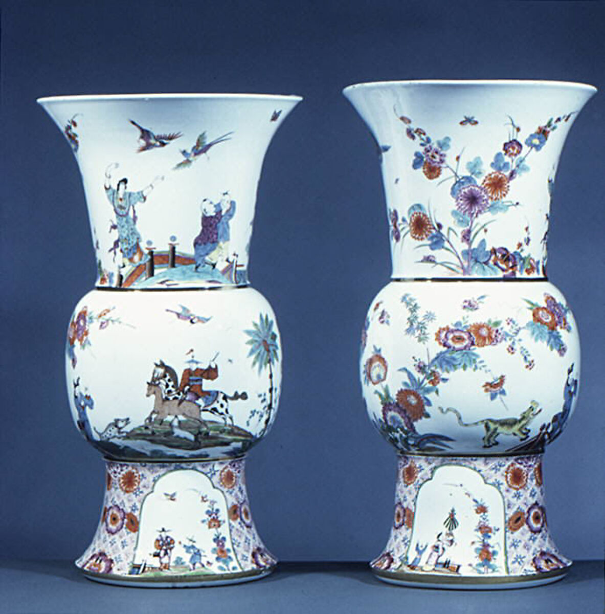 Meissen Manufactory Vase (one of a pair) German, Meissen The