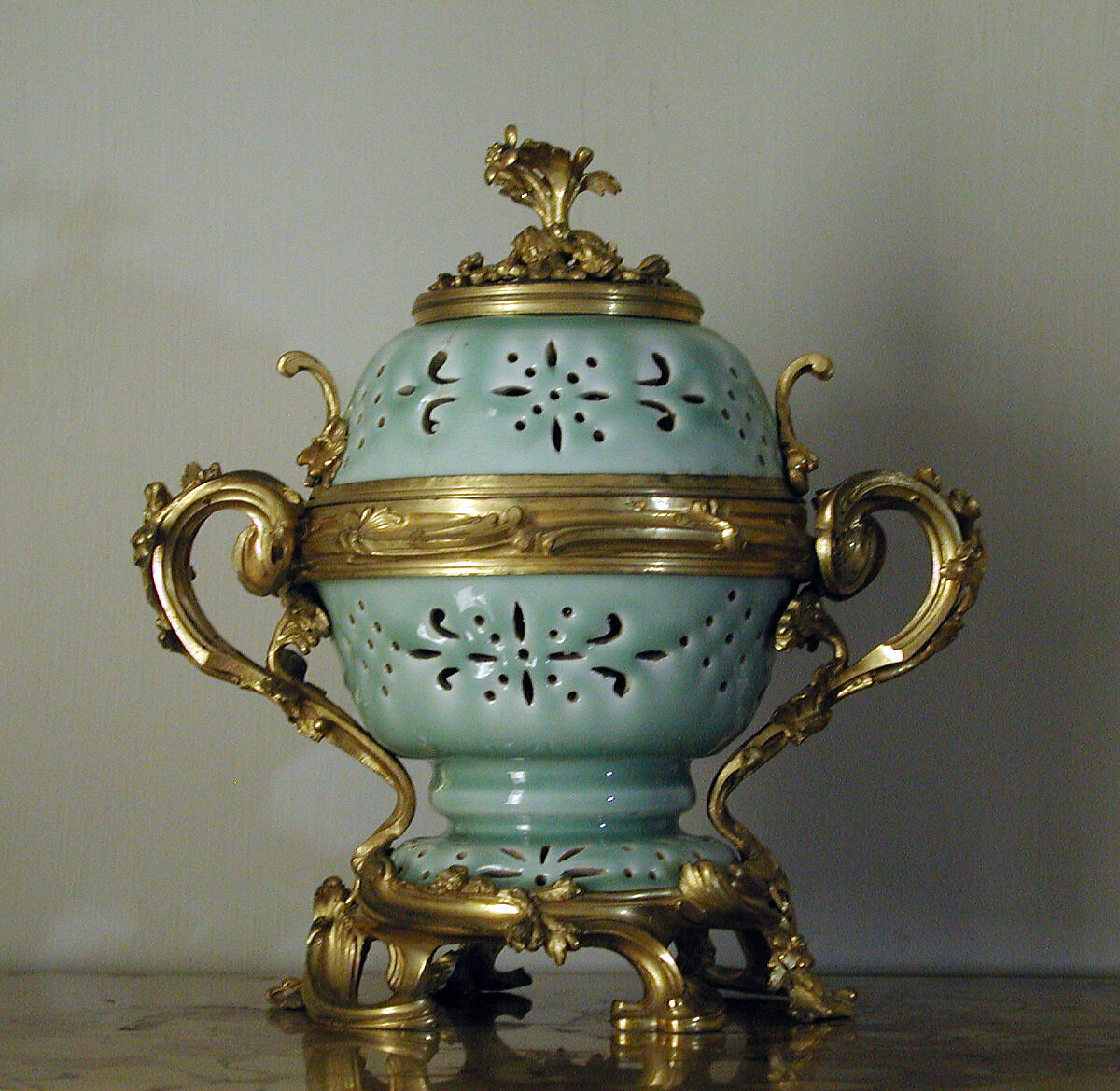 Potpourri vase Chinese with French mounts The Metropolitan Museum