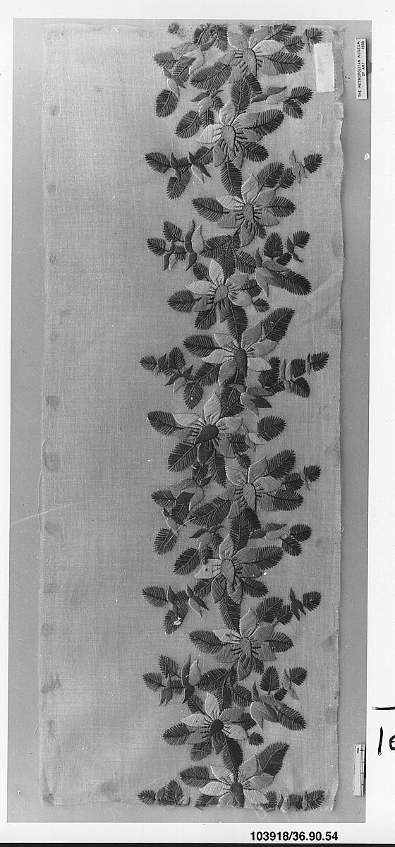 Dress border French The Metropolitan Museum of Art