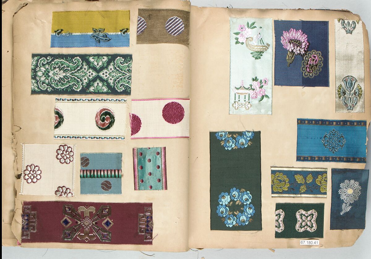 Textile Sample Book possibly French The Metropolitan Museum of Art