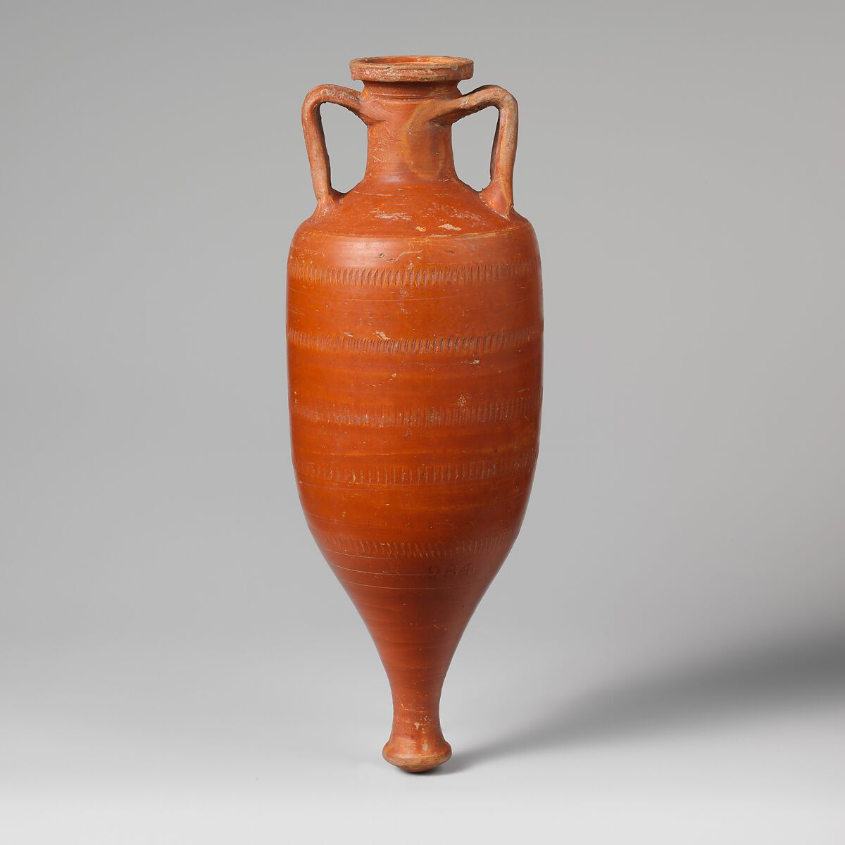 Terracotta amphora (storage jar) Roman Early Imperial The