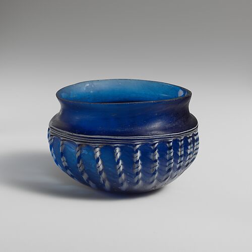 Glass ribbed bowl Roman Early Imperial The Metropolitan Museum of Art