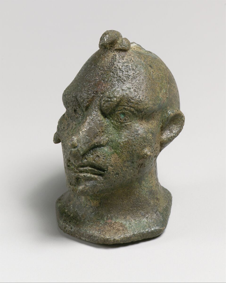 Bronze head of a grotesque Roman Imperial The Metropolitan Museum