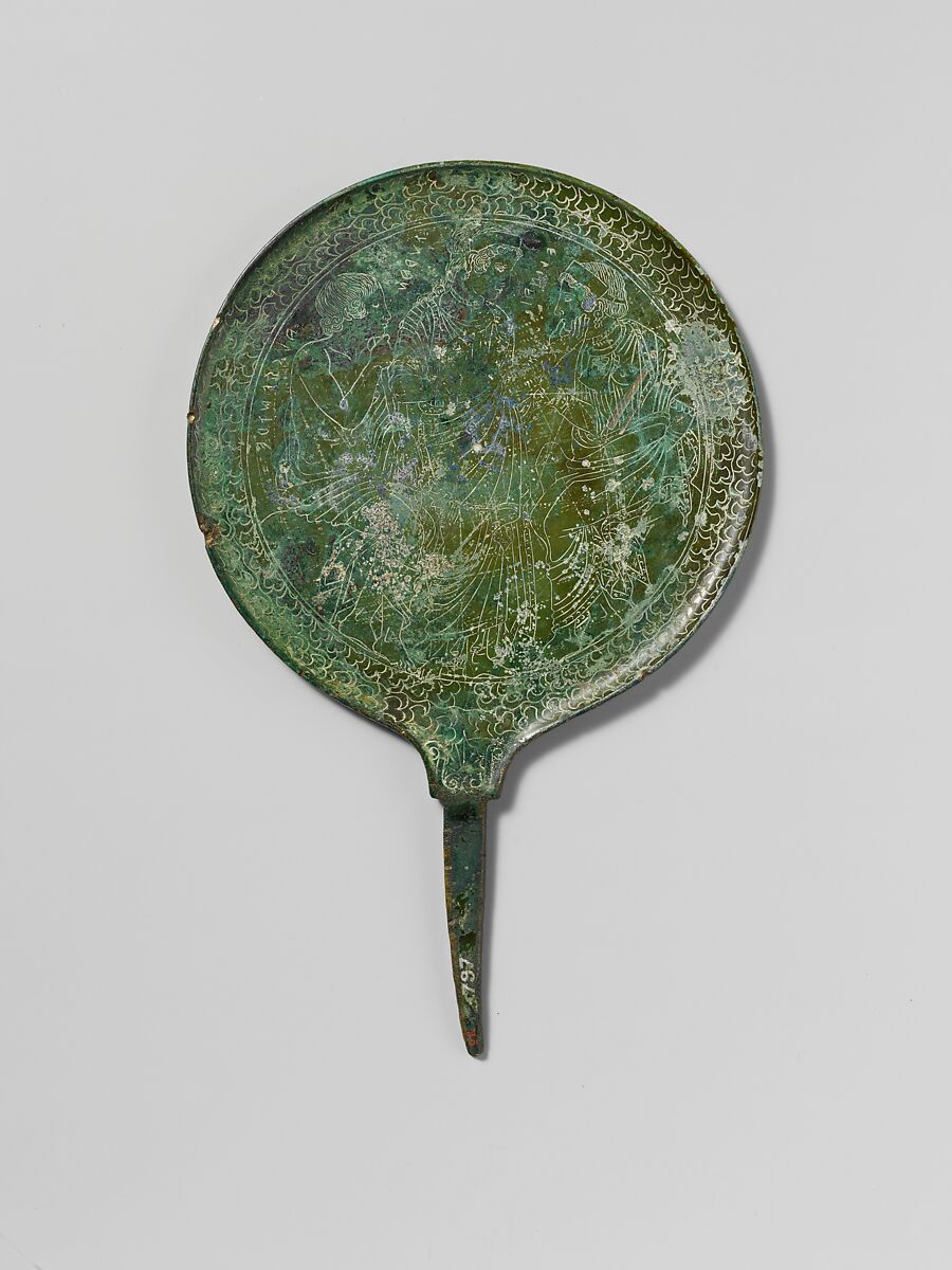 Bronze mirror Etruscan Late Classical The Met