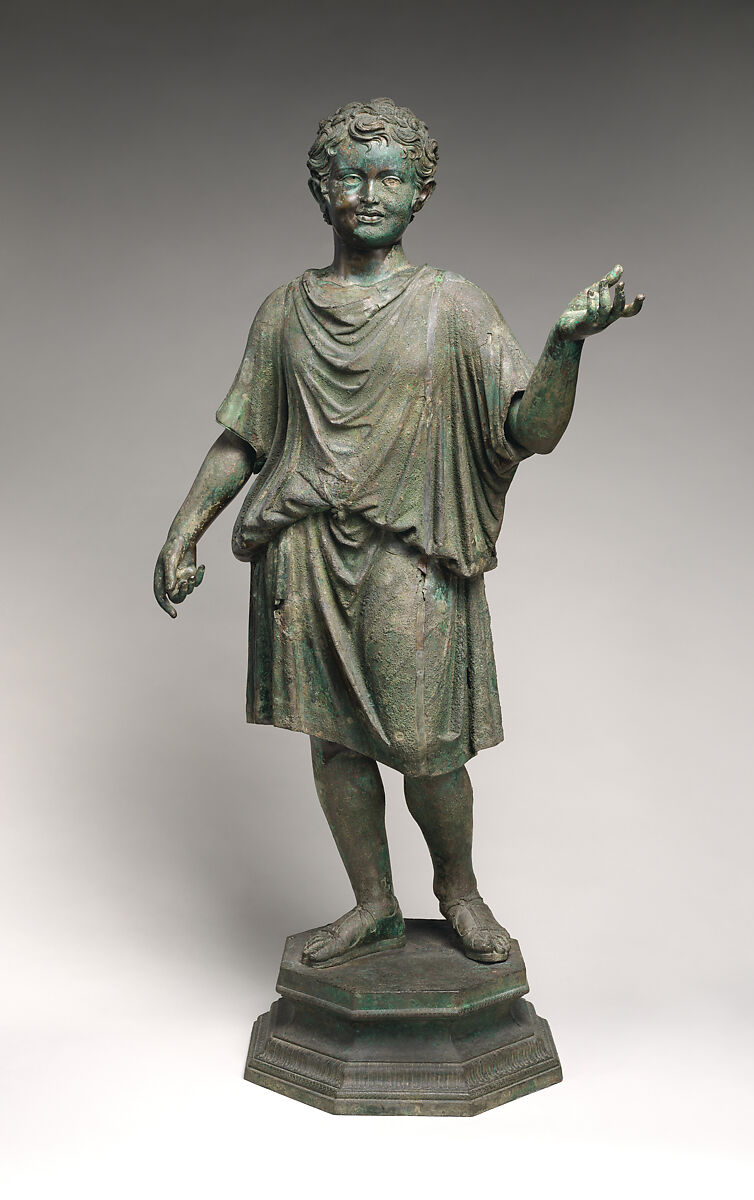 Bronze statue of a camillus (acolyte) Roman Early Imperial, Julio