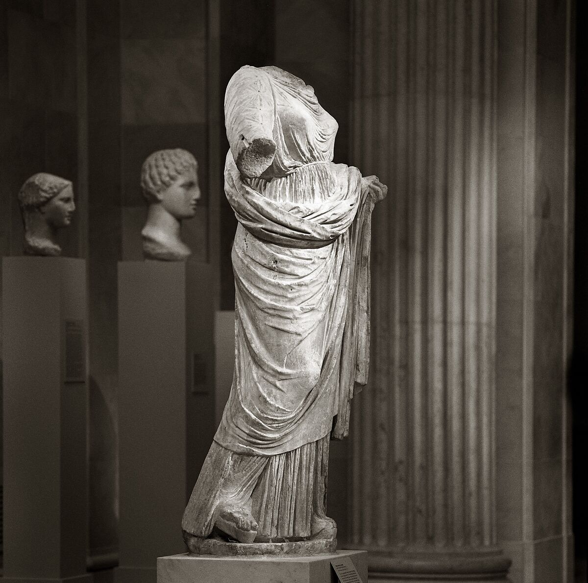 Marble statue of a woman Greek Late Classical The Metropolitan
