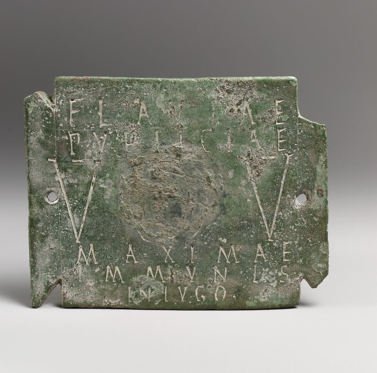 Bronze plaque Roman Late Imperial The Metropolitan Museum of Art