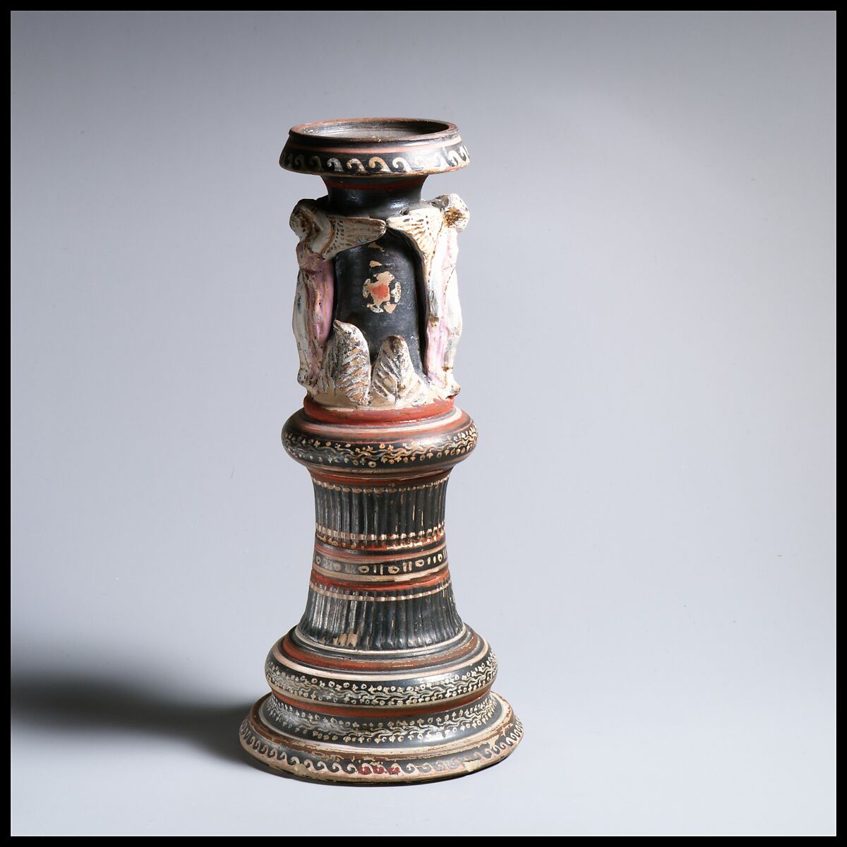 Terracotta thymiaterion (incense burner) Greek, South Italian