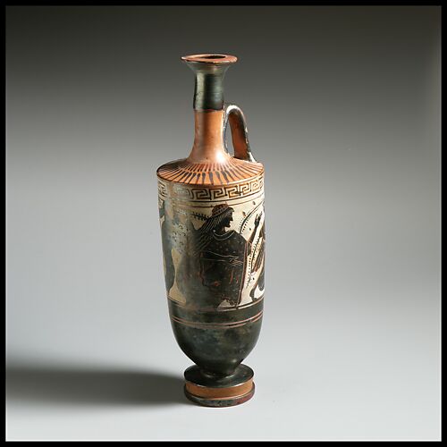 Attributed to the Emporion Painter Lekythos Greek, Attic Archaic