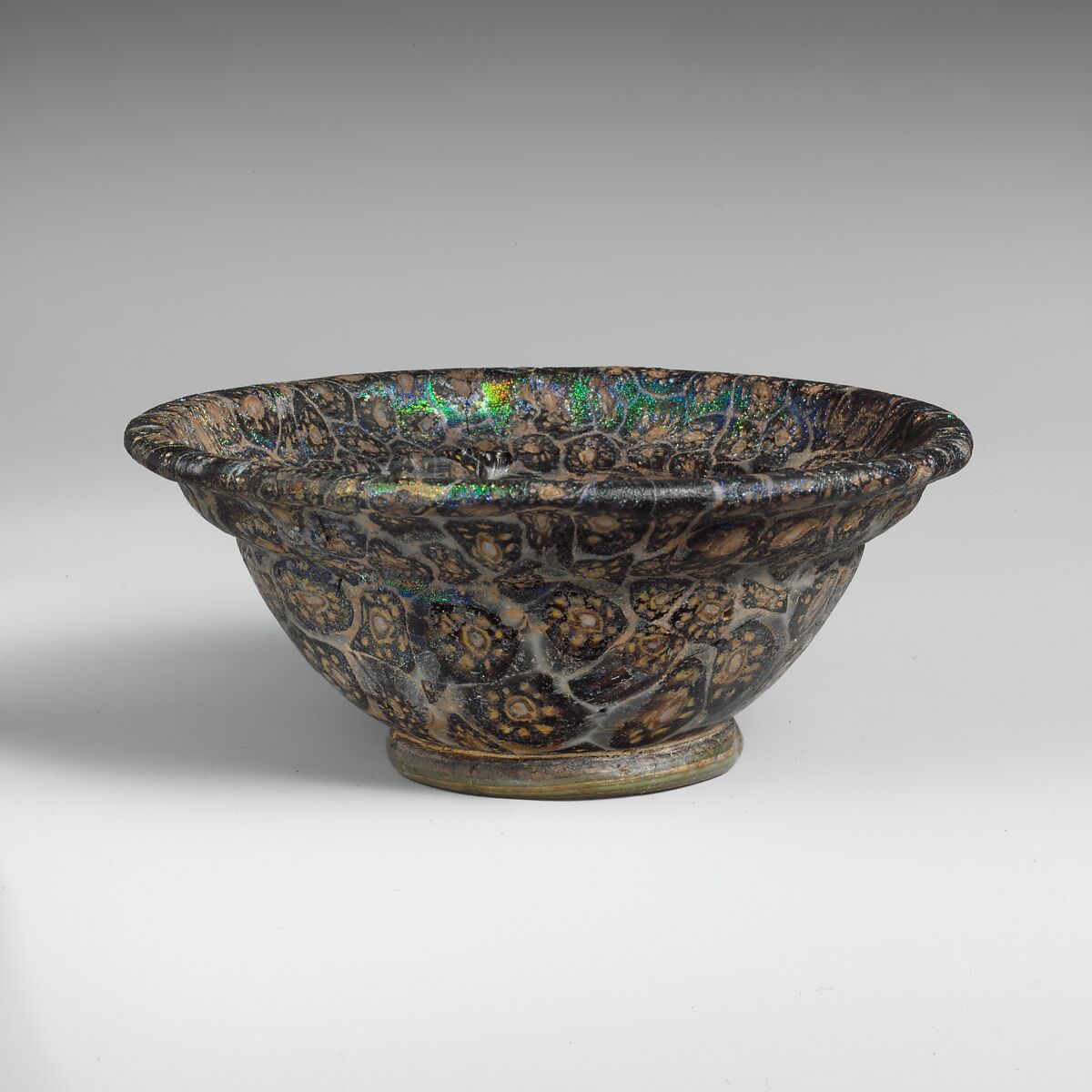 Glass mosaic bowl Roman Early Imperial The Metropolitan Museum of Art