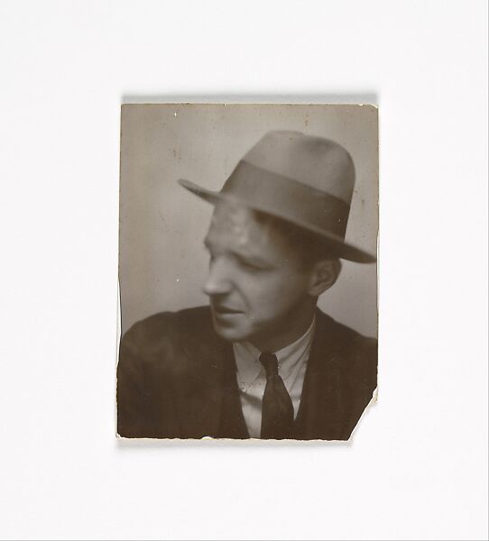 Walker Evans [SelfPortrait in Automated Photobooth] The