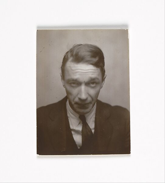 Walker Evans [SelfPortrait in Automated Photobooth] The