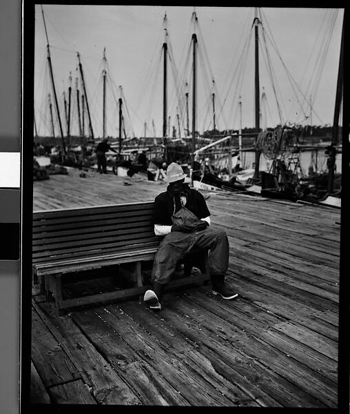 Walker Evans [Sponge Diver Seated on Bench, Tarpon Springs, Florida] The Metropolitan Museum
