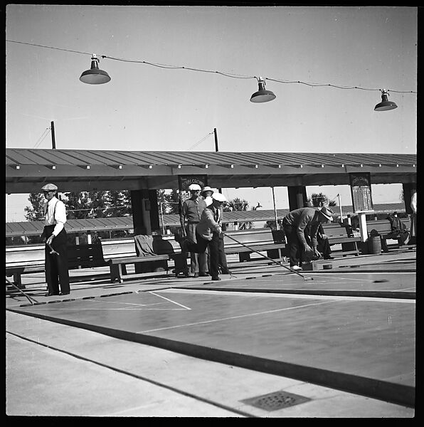 Walker Evans [Shuffleboard Players, Sarasota, Florida] The