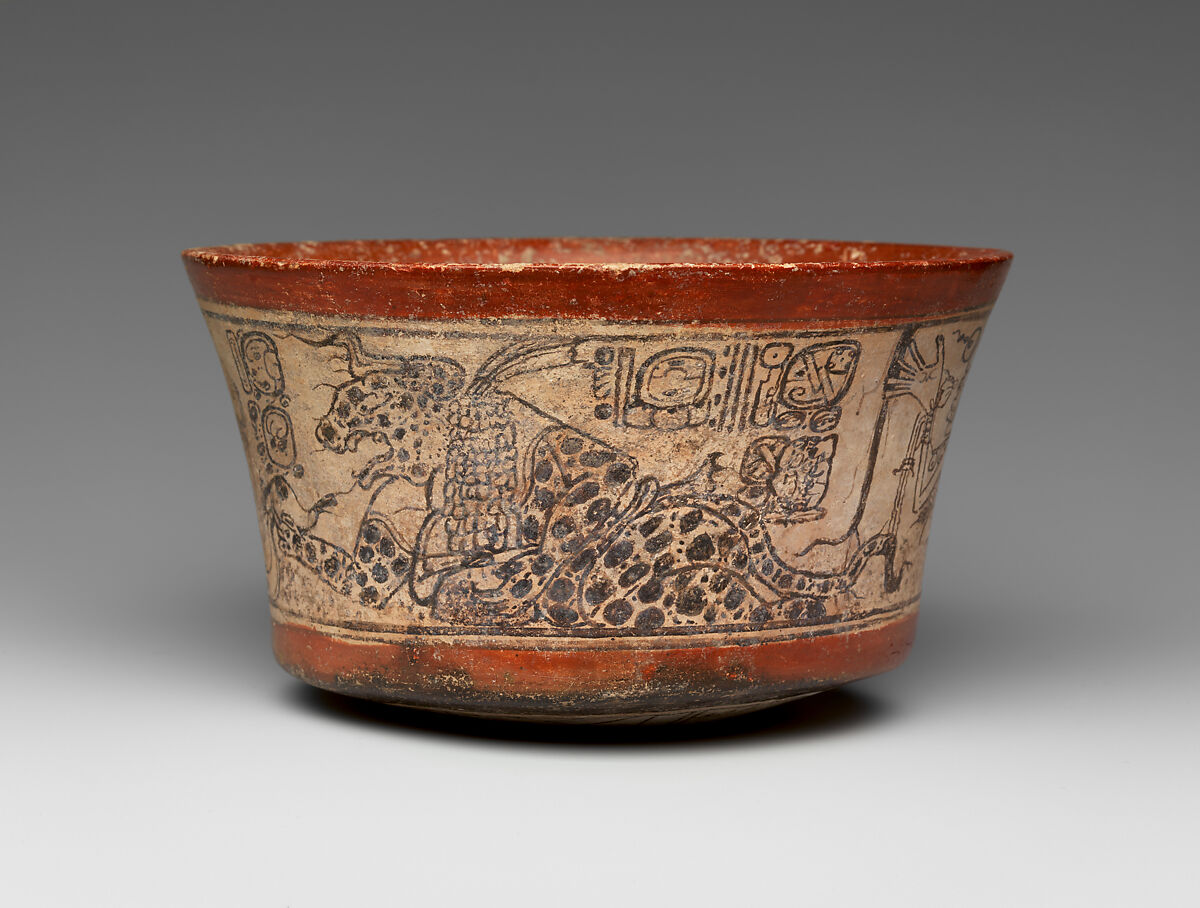 Bowl, Mythological Scene Maya The Met