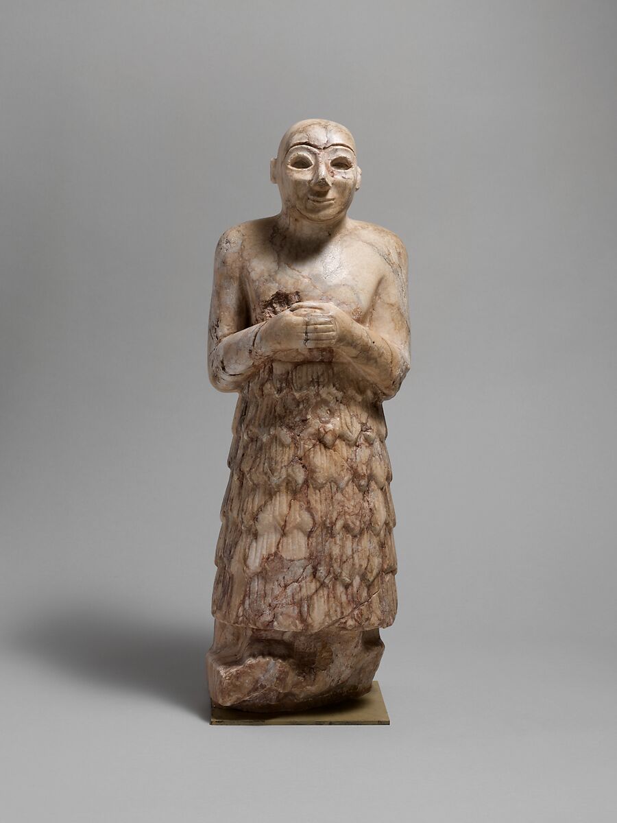 Votive figure Sumerian Early Dynastic III The Metropolitan Museum