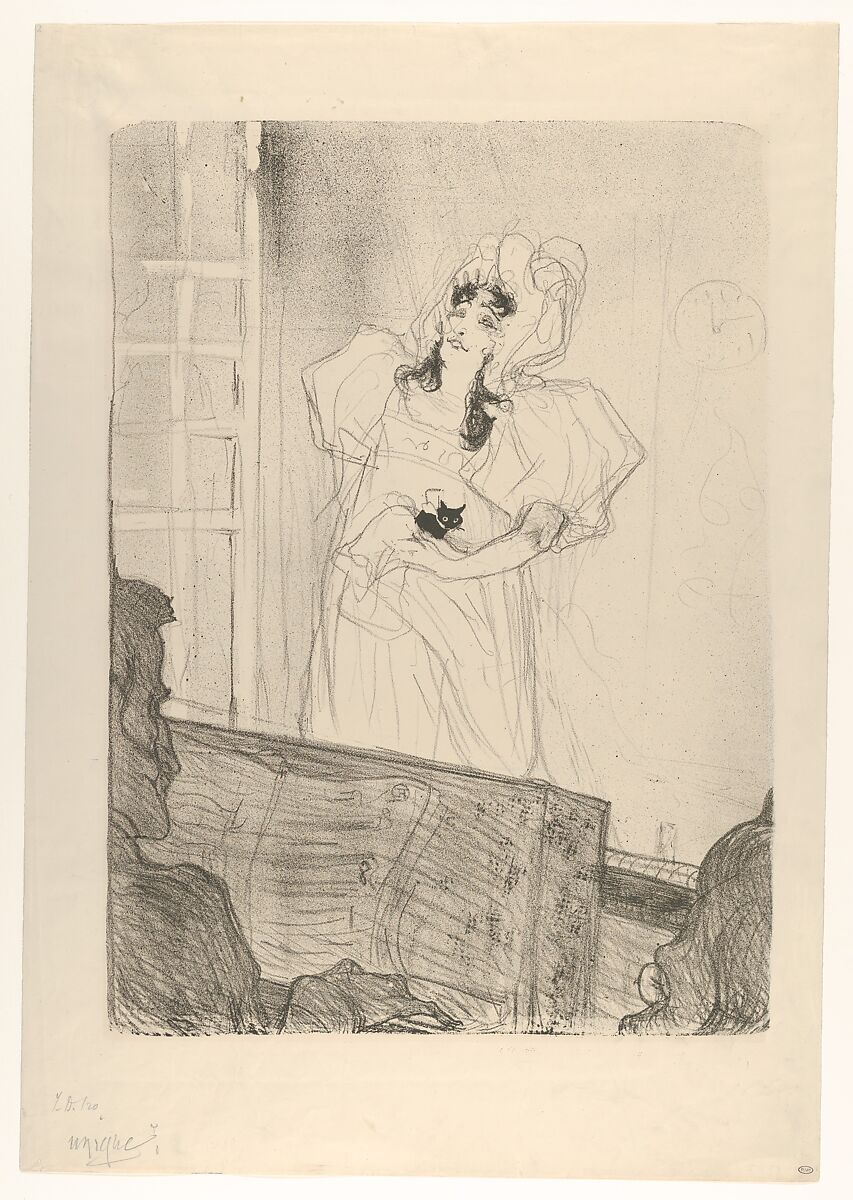 Henri de ToulouseLautrec Miss May Belfort (Medium Plate) The