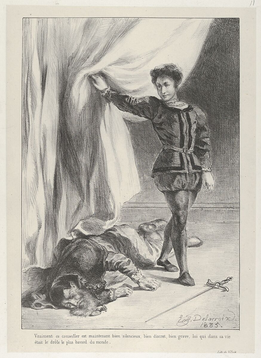 Eugène Delacroix Hamlet and the Corpse of Polonius The Metropolitan