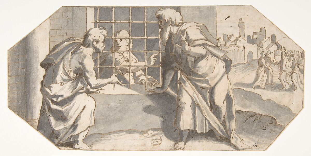 Ermenegildo Lodi Saint John the Baptist in Prison Sends His Disciples