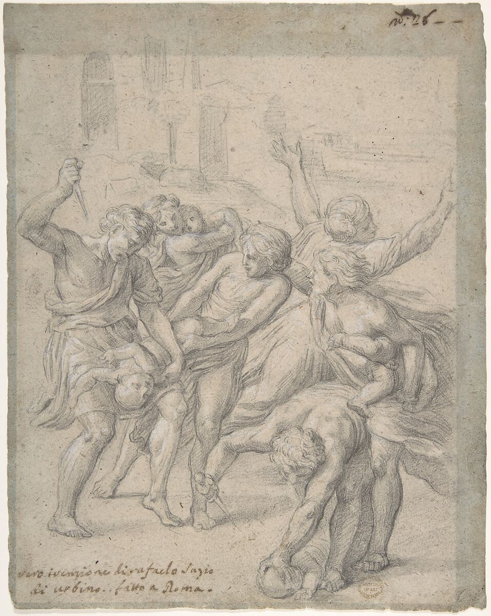 Anonymous, Italian, RomanBolognese, 17th century Massacre of the