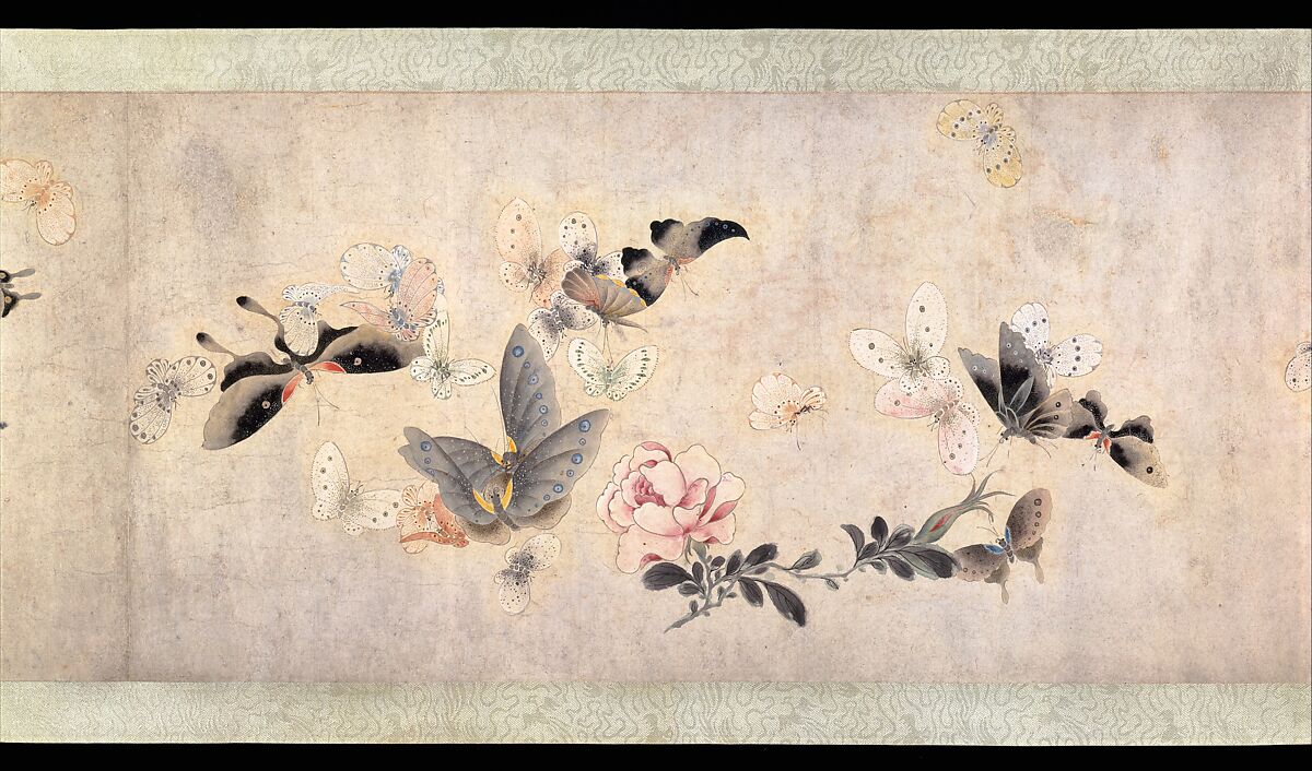 Attributed to Ma Quan Flowers and Butterflies China Qing dynasty