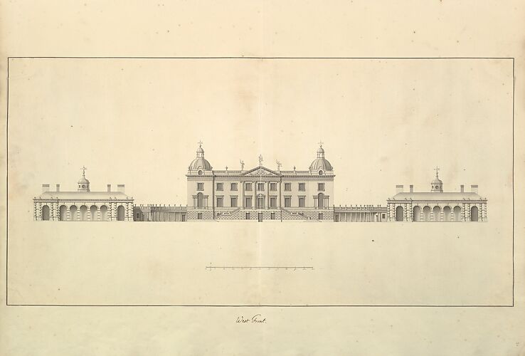 Isaac Ware Plan of the Ground Floor (The Great Floor), Houghton Hall
