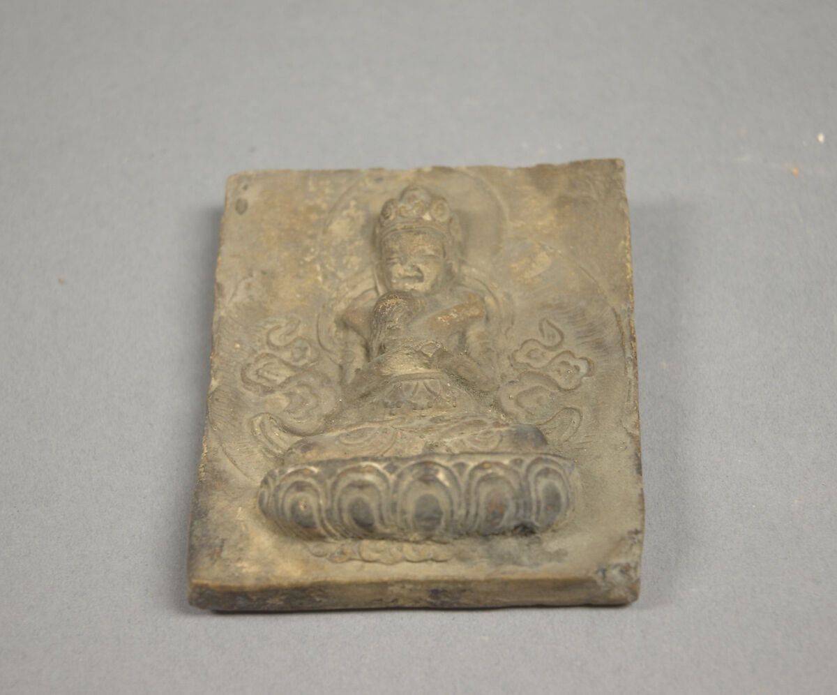 Votive Tablet with Deity Tibet The Metropolitan Museum of Art