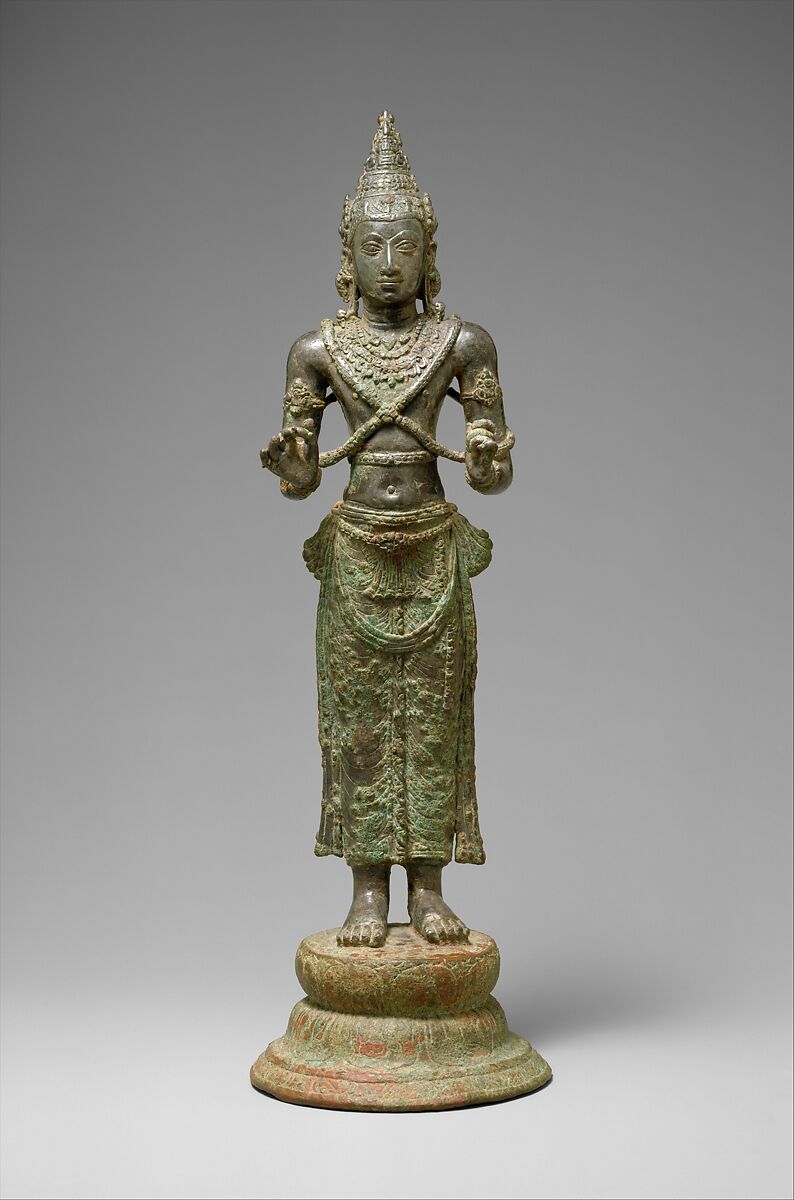 Bodhisattva, probably Avalokiteshvara Sri Lanka Anuradhapura period