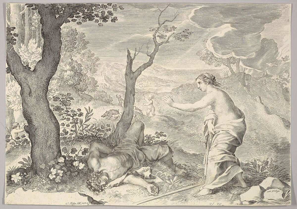 Claude Mellan Death of Adonis The Metropolitan Museum of Art(02)