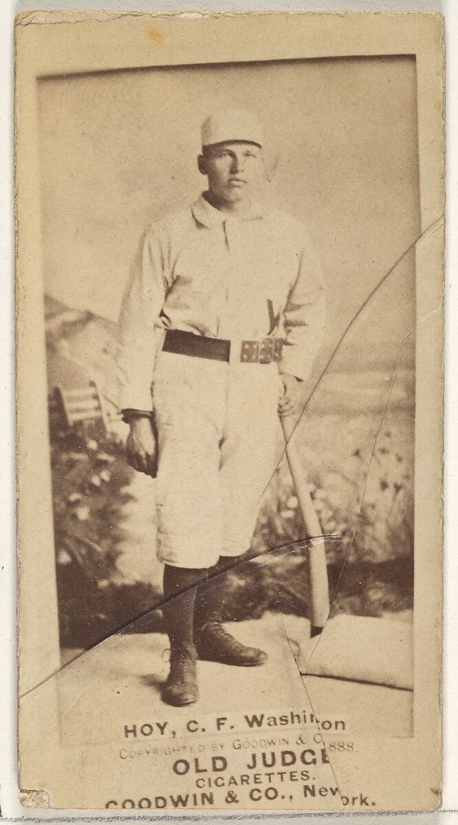 Issued by Goodwin & Company William Ellsworth "Dummy" Hoy, Center