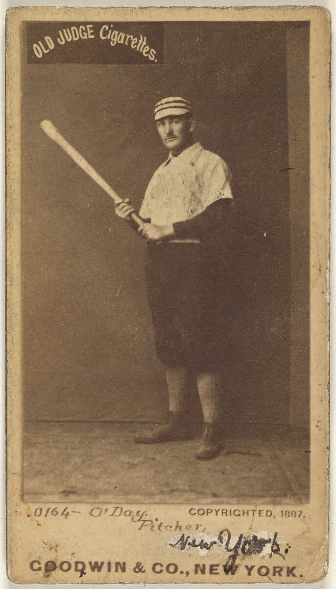 Issued by Goodwin & Company Henry Francis "Hank" O'Day, Pitcher